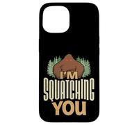 Ti sto accovacciando Divertente credente di Sasquatch Custodia per iPhone 15