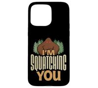 Ti sto accovacciando Divertente credente di Sasquatch Custodia per iPhone 15 Pro Max