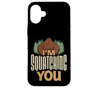 Ti sto accovacciando Divertente credente di Sasquatch Custodia per iPhone 16 Plus