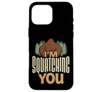 Ti sto accovacciando Divertente credente di Sasquatch Custodia per iPhone 16 Pro Max