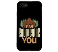 Ti sto accovacciando Divertente credente di Sasquatch Custodia per iPhone SE (2020) / 7/8
