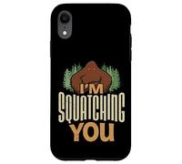 Ti sto accovacciando Divertente credente di Sasquatch Custodia per iPhone XR