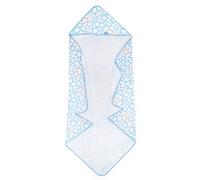 Ti TIN Asciugamano Da Bagno Per Bambini con Cappuccio 100% Cotone | Asciugamano Per Bambini con Cappuccio Morbido e Assorbente con Un Design a Stelle Azzurro, 100x100 cm