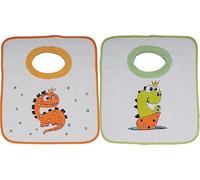 Ti TIN Bavaglini Bambino Impermeabili con Collo Elastico | 90% Spugna di Cotone Morbida e Assorbente, Vinile Impermeabile, Ideale per Asilo, Collo Elastico, Lavatrice e Asciugatrice