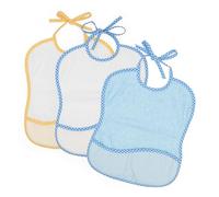 Ti TIN Set 3 Bavaglini Punto Croce 30x25 cm 6-12 Mesi