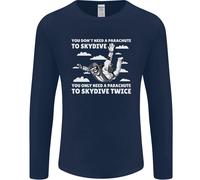 Ti Un Paracadute To Skydive Due Volte Paracadutismo Uomo Maniche