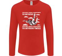 Ti Un Paracadute To Skydive Due Volte Paracadutismo Uomo Maniche