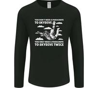 Ti Un Paracadute To Skydive Due Volte Paracadutismo Uomo Maniche