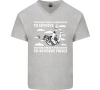 Ti Un Paracadute To Skydive Due Volte Skydiving Uomo V-Neck T-Shirt