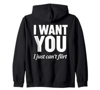 Ti Voglio Non Posso flirtare Felpa con Cappuccio