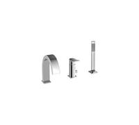 TI040CR Batteria bordo vasca con bocca erogazione TILT PAFFONI