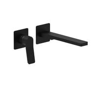 TI105NO70 Miscelatore incasso lavabo 70x70mm nero opaco bocca 20cm Tilt PAFFONI