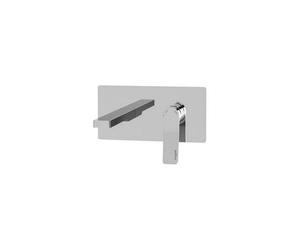 TI106CR Miscelatore incasso 2 Fori rettangolare e bocca mm240 TILT PAFFONI