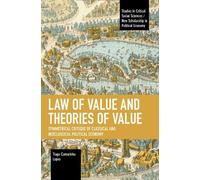 Tiago Camarinha Lopes Law of Value and Theories of Value (Tascabile)