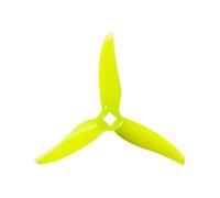TIAJTHYD 4 Pezzi/2 Coppie for elica for PC a 3 Pale Hurricane 3520 3,5x2x3 for RC FPV Freestyle 3,5 Pollici Cinewhoop Ducted Drones Parti Fai da Te(2pairs Yellow)