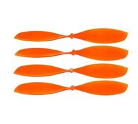 TIAJTHYD for 10 PCS Propeller 6-12 inch for RC Rubber Band Powered Aircraft Model Orange/Silver Grey/Black Color for RC Model Plane(10pc 10inch Orange)