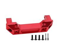 TIAJTHYD for Supporti paraurti TRX4 in Lega di Alluminio CNC TRX4 Supporto paraurti Anteriore e Posteriore for aggiornamento TRX-4 for Crawler RC 1/10(Red Front Mount)