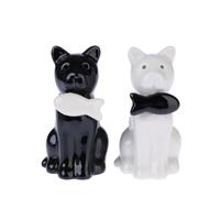 TIAKI Set di Saliera e Pepiera "Gatti" - Set di 2 pz.
