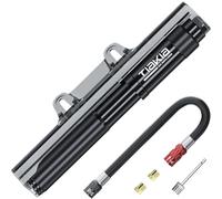 Tiakia Pompa per Bicicletta Portatile 260PSI Presta Schrader Dunlop