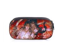 Tian Guan Ci Fu Astuccio per ragazze Anime Pencil Box Grande Capacità Astuccio Portatile Hua Cheng stampa Doppio Strato Astuccio per la scuola Cancelleria Organizzatore, Tipo 3, 20x10x5CM, Astucci per