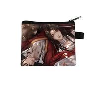Tian Guan Ci Fu Portamonete per Bambini Hua Cheng Borsa per Cambiare Piccola Borsa Stampa Cartone Animato Anime Portamonete con Cerniera Design Xie Lian Portafogli Borse Regali, Tipo 36, 13.5 x 11CM,