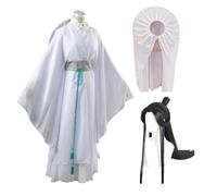 Tian Guan Ci Fu Xie Lian Cosplay Outfits Cielo Ufficiali Benedizione Xie Lian Donne Uomini Antico Cinese Hanfu Robe Cosplay Costume, Xielian + parrucca + cappello, S