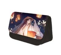 Tian Guan Ci Fu Xie Lian Hua Cheng San Lang Astuccio di tela di cancelleria alla moda per ragazze ragazzi scuola regalo grande capacità per il rientro a scuola portapenne, Tipo 14., 22 x 7.5 x 13 cm,