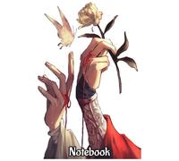 Tian Guan Ci Xie Lian/Hua Cheng Graphic Notebook: Wide Ruled Paper, 110 Pages In Lined 6x9 in