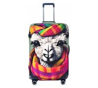 Tianbamxgdp Copertura per bagagli da viaggio Washabl con stampa di lama in una sciarpa, adatta per custodie da 45,7 a 81,7 cm, nero, Medium