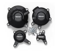TianChuangs Coperchio Basamenti Motore per Yamaha MT-09 FZ-09 Tracer & Scrambler 2014-2020 XSR900 2015-2022 Copertura Protettiva del Motore del Motociclo Coperchio Frizione Moto (Color : One Set)