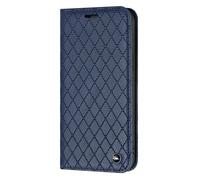 TIANCI Cover per TCL 605 4G, [Grid Texture PU Leather] + [Squisita Decorazione Rotonda] Cover Portafoglio, Custodia per TCL 605 4G Case
