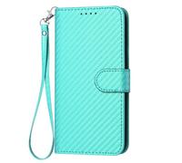 TIANCI per TCL 605 4G Cover, Pelle PU con Motivo in Fibra di Carbonio per TCL 605 4G Custodia