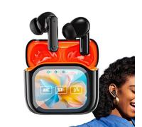 Tianeri Auricolari traduttori linguistici, wireless, 140 lingue, traduzione della lingua AI, cancellazione del rumore, display LED intelligente in reale, per studenti, apprendimento, uomini