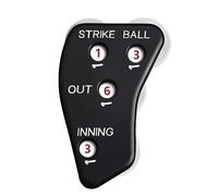Tianeri Baseball Scorer Palle Accurate Innings Strikeouts Conteggio | Arbitro affusolato design palmare comodo da tenere per partite di baseball, coaching, allenamento, pratica League