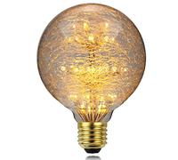TIANFAN Lampadina Led Vintage RGB Fuochi D'artificio Lampadina Edison 3W 220/240V E27 Decorativa (G95)