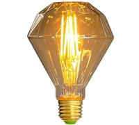 TIANFAN Lampadine Led Vintage 4W Diamante Lampadina Edison G95 220/240V E27 Decorativa Speciale (d'oro)