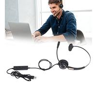 TianfuSpanda Cuffie montate sulla testa con microfono per il telemarketing dei call center dell'ufficio