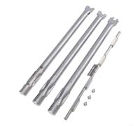 TIANHENGMart - Bruciatori per griglia in acciaio inox per Weber per Spirit E-310, E-320, E-330 e serie GS4, parti di ricambio con comandi anteriori, acciaio inox 304