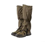 TIANHENGMart Ghette da neve per esterni, leggere, traspiranti, protezione per le gambe, per escursionismo, arrampicata, copertura per stivali da passeggio, verde 40 cm (verde)