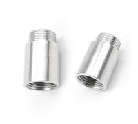 TIANLIN Raccordo Prolunga Unione Diritto, 2 Pezzi Giunto Prolungato 1/2 Zoll x 30mm, Connessione Filettata, Non Facile da Arrugginire, per Soffione Doccia con Valvola Angolo del Rubinetto