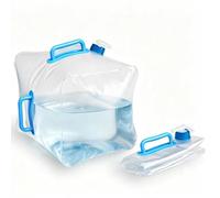 TIANLIN Tanica pieghevole da 20 l, serbatoio dell'acqua con rubinetto, a prova di perdite