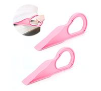 TIANNAIT Sollevatore ergonomico per materasso, 2 pezzi, sollevatore a cuneo per materassi domestici, strumento per la sostituzione rapida delle lenzuola (rosa)