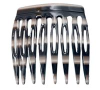 TIANQUXNGI 1 pettine laterale per capelli, stile francese, design con finitura in acetato, accessori per capelli da donna, stile sicuro