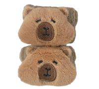 TIANQUXNGI Capybaras Fascia Pelosa Capelli Cravatta Dolce Capibara Clip di Capelli Peloso Copricapo Copricapo Capibara Festa di Compleanno