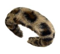 TIANQUXNGI Cerchietto per capelli alla moda con leopardi, leggero, elastico, elegante per l'uso quotidiano