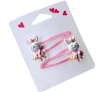 TIANQUXNGI Confezione da 2 fermagli per capelli con motivo adorabile e alla moda, per feste di compleanno