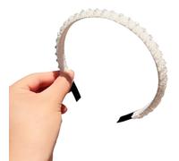 TIANQUXNGI Elegante cerchietto per capelli a forma di teschio alto con cristalli e borchie, barocco scintillante, per donne e feste
