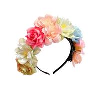 TIANQUXNGI Elegante copricapo da indossare tutti i giorni, cerchietto decorativo per capelli con fiori per occasioni speciali