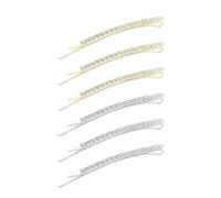 TIANQUXNGI Elegante cristallo Pin Set di 6 Metallo Clip di Capelli Coreano Hairpin Side Clip Della Ragazza Decori Dei Capelli Delle Donne di Modo Dei Monili