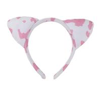 TIANQUXNGI Fascia per capelli moderna con orecchie di mucca e corno accessori per capelli in tessuto confortevole ornamento per bambini adolescenti e fan